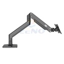 Zeno 22"-40" Single Arm Gas-Strut Desktop Monitor Stand M12