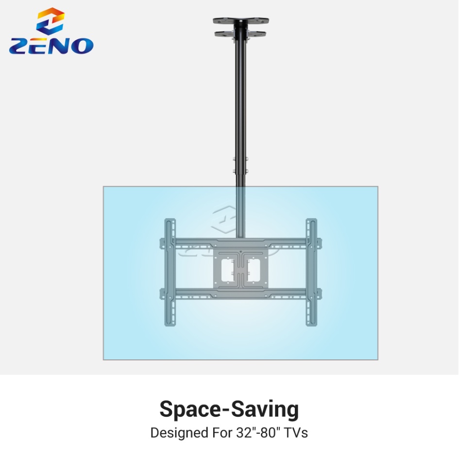 Zeno 32"-80" Flat Panel Ceiling Mount T750