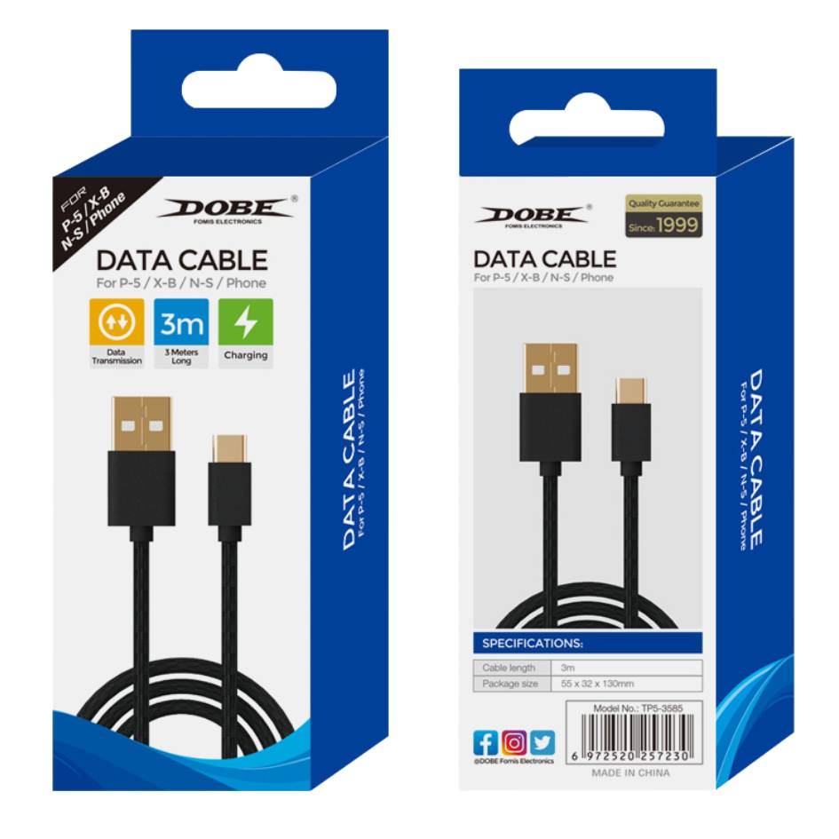 Dobe Data Cable 3M TP5-3585