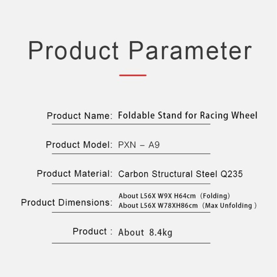 PXN Foldable Stand for Racing Wheel A9