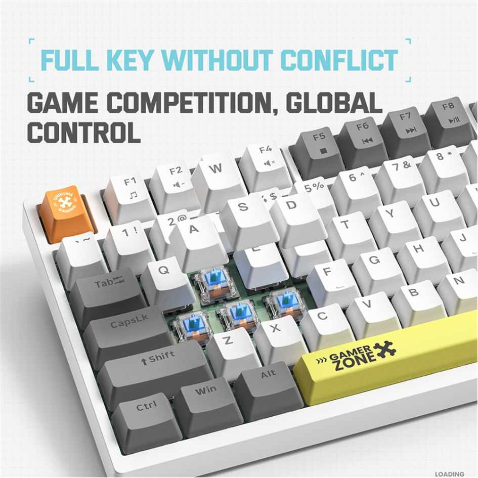 Onikuma 82-Key Mechanical Keyboard G58 (Tea Switch)