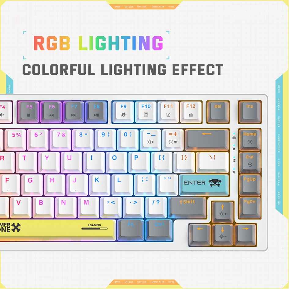 Onikuma 82-Key Mechanical Keyboard G58 (Tea Switch)