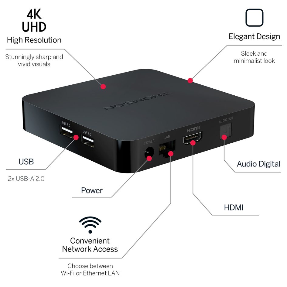 Thomson 4K UHD Streaming Box 240M