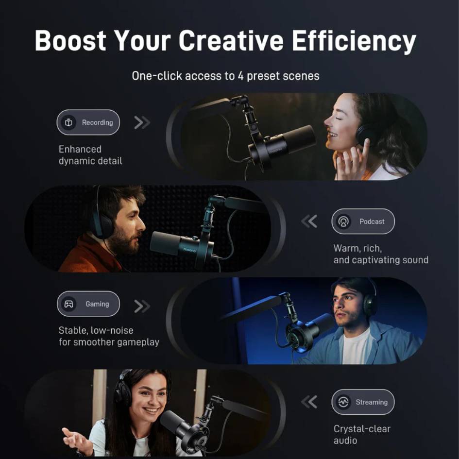 Maono USB/XLR Dynamic Microphone PD300X