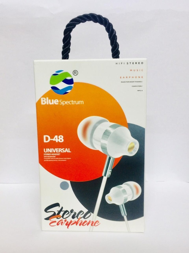 Blue Spectrum Earphone D-48