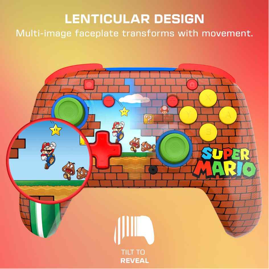 Turtle Beach Rematch Wireless Nintendo Switch Controller (Mario Brick)