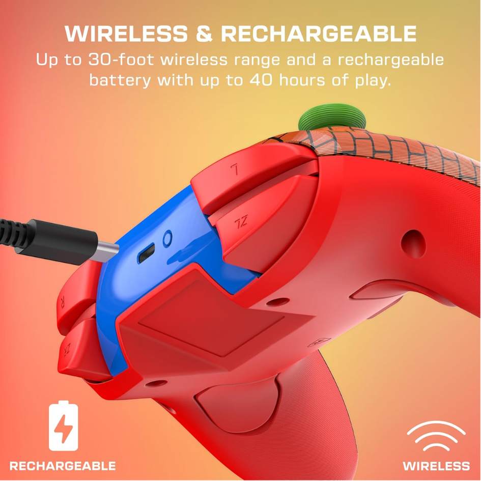 Turtle Beach Rematch Wireless Nintendo Switch Controller (Mario Brick)