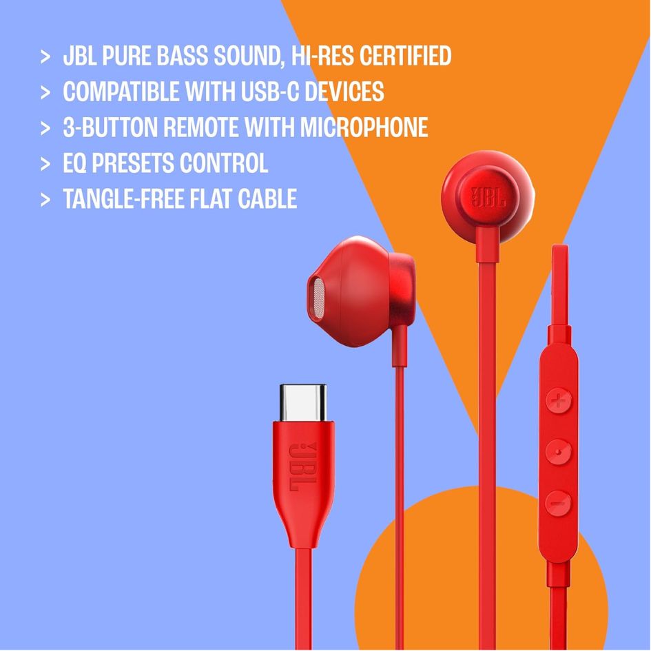 JBL Tune 305C Wired Type-C Earphone