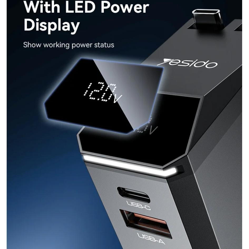 Yesido 125W 4in1 Super Fast Car Charger Y71