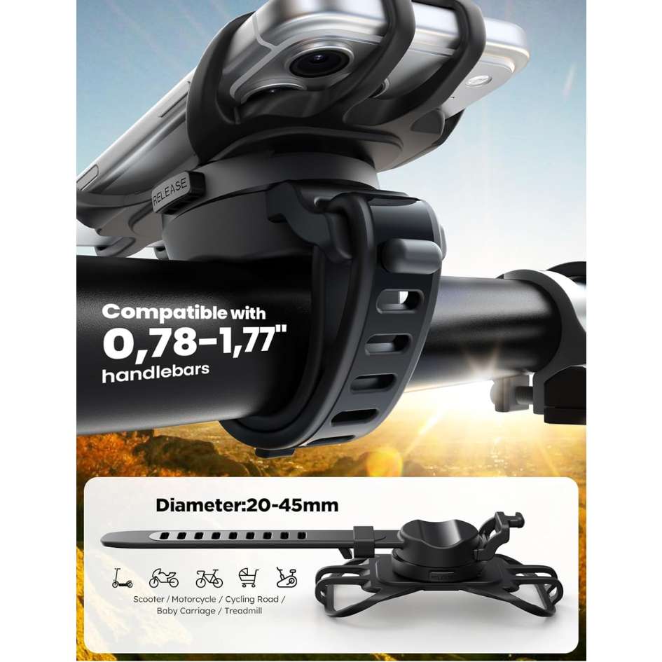 JOYROOM Silicone Bike Phone Mount JR-ZS582