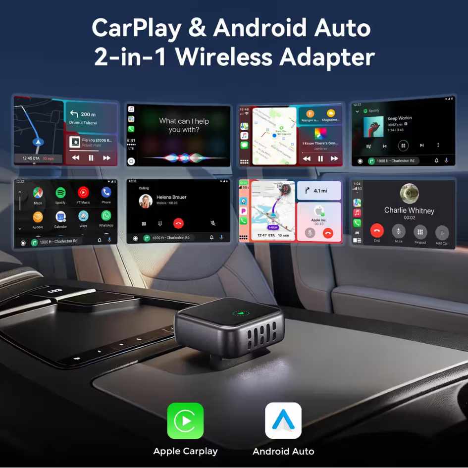 JOYROOM 2in1 Wireless CarPlay & Android Auto Adapter JR-CP3