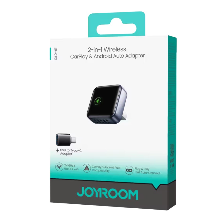 JOYROOM 2in1 Wireless CarPlay & Android Auto Adapter JR-CP3