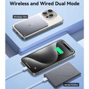 JOYROOM 5000mAh 20W Ultra-Slim Metal Magnetic Wireless Power Bank JR-PBM08