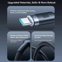 JOYROOM 66W Auto Power-Off Fast Charging Data Cable 1.2m USB-A to C S-A63