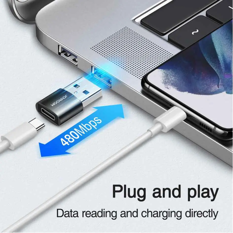 JOYROOM 2PCS USB Male to Type-C Female Adapter S-H152-2.webp