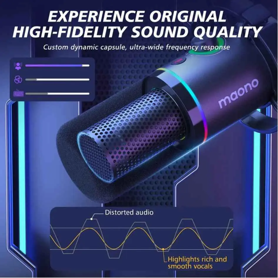 Maono PD200X Series USBXLR Podcast Dynamic Microphone-2.webp