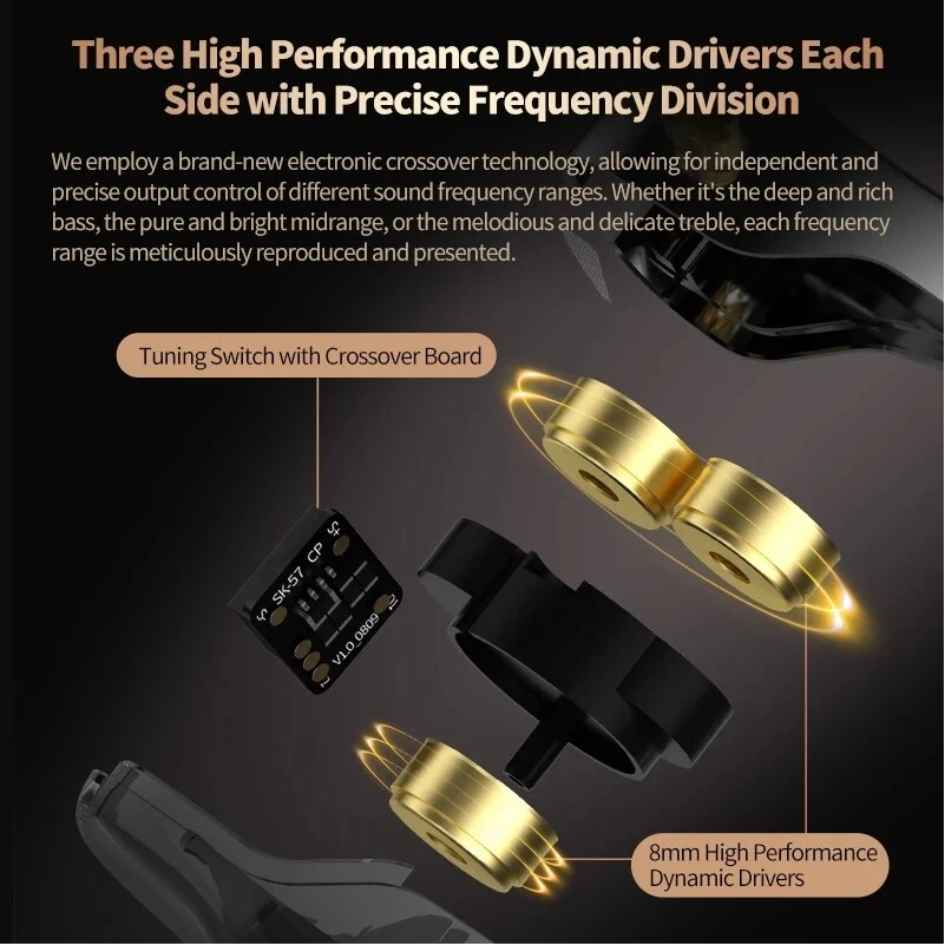 KZ 3.5mm Earphones With Mic Balanced Version KZ-Vader
