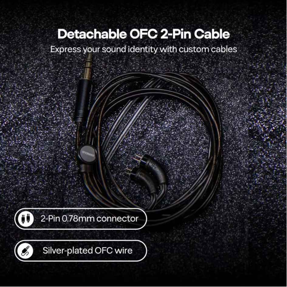 7HZ X Crinacle Zero: 2 In-Ear Earphones With Mic (3.5mm)