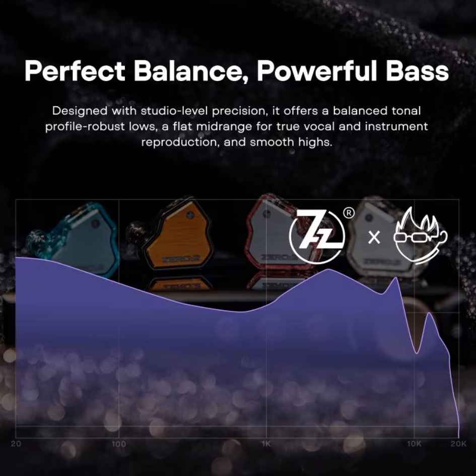 7HZ X Crinacle Zero: 2 In-Ear Earphones With Mic (Type-C)