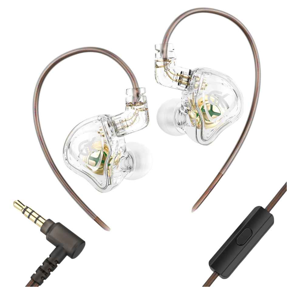 GK 3.5mm In-Ear Monitor With Mic GK-AK8 Pro (White).webp