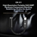 GK Earphone Adapter Type-C To 3.5mm DAC/AMP Audio Adapter Cable GK-X1