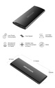 HIKVISION PORTABLE SSD T200N 512GB
