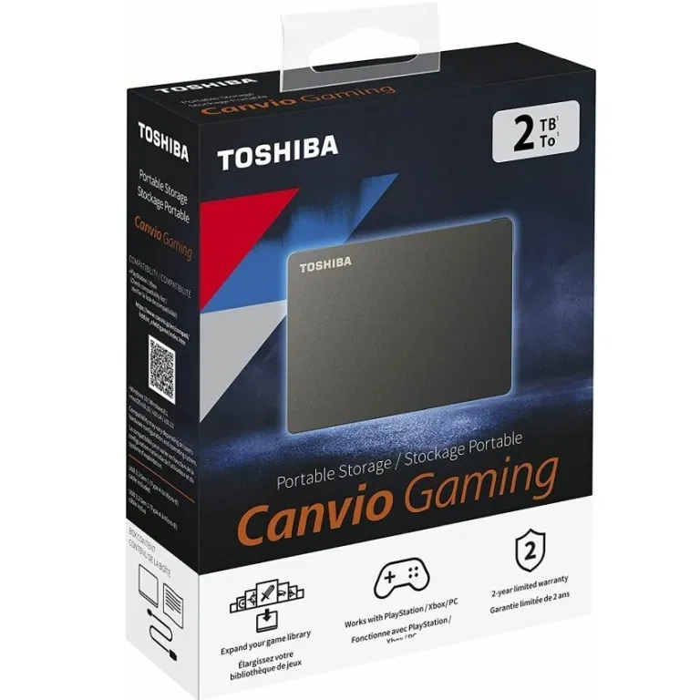 TOSHIBA 2TB CANVIO GAMING PORTABLE HDD