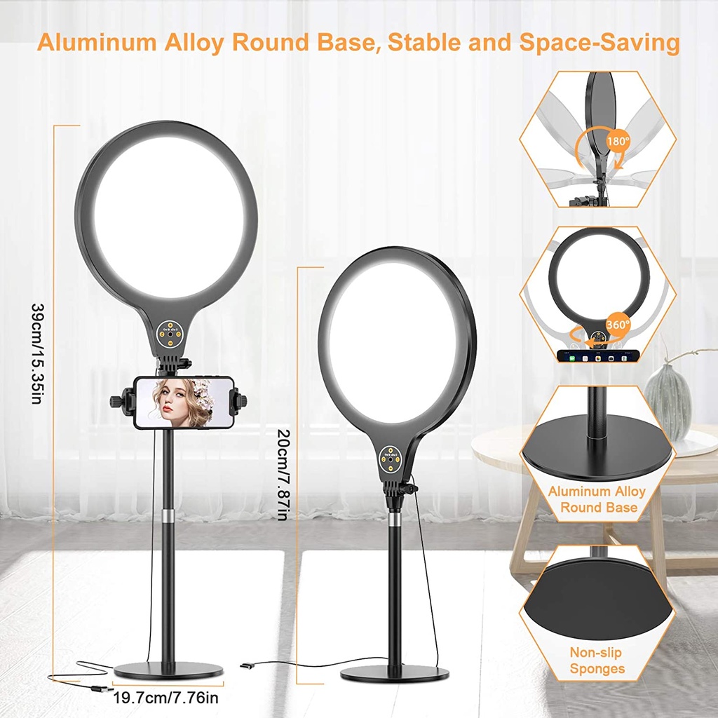 H10 Live Broadcast Full Ring Light