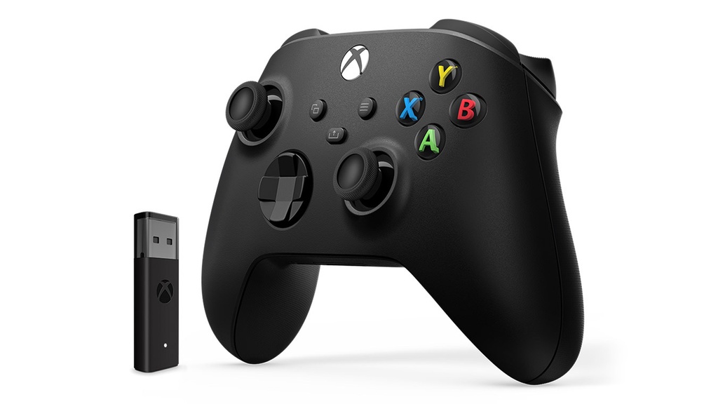 XBOX CONTROLLER + WIRELESS ADAPTOR FOR WINDOWS 10