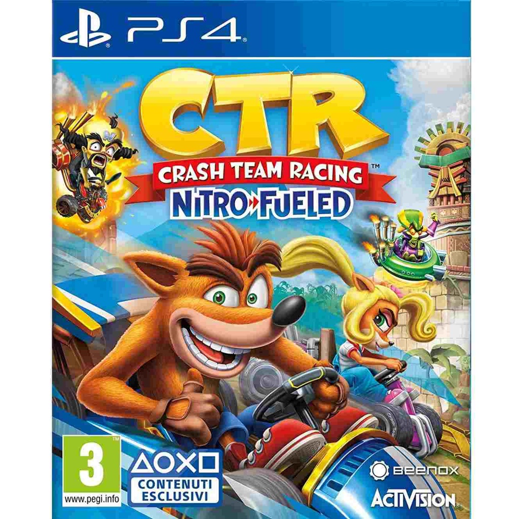 PS4 CTR Crash Team Racing Nitro Fueled
