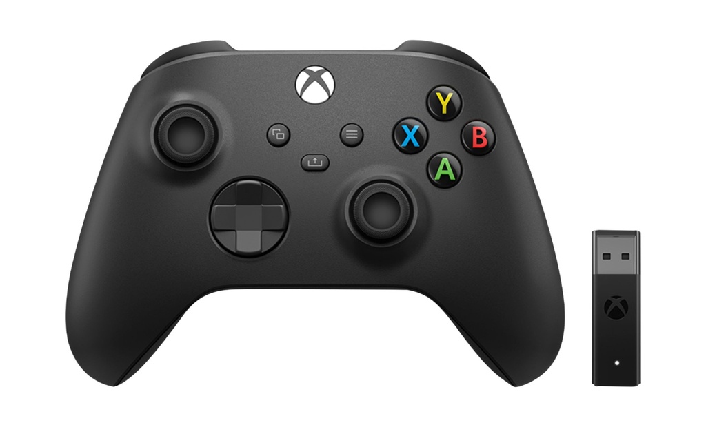 XBOX CONTROLLER + WIRELESS ADAPTOR FOR WINDOWS 10