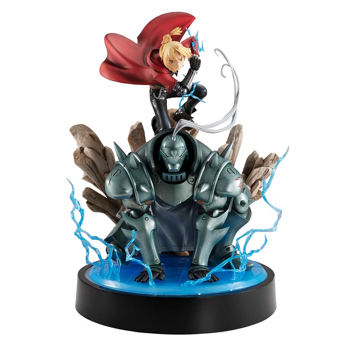Fullmetal Alchemist Ed and Al Elric Precious Gem Figure 27cm