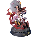 Demon Slayer Kimetsu Nezuko Action Figure Moon Scene Demonized Blood 28cm