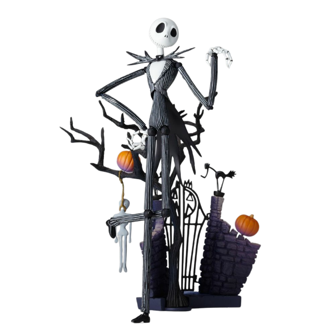 The Nightmare Before Christmas Legacy of Revoltech Jack Skellington 005