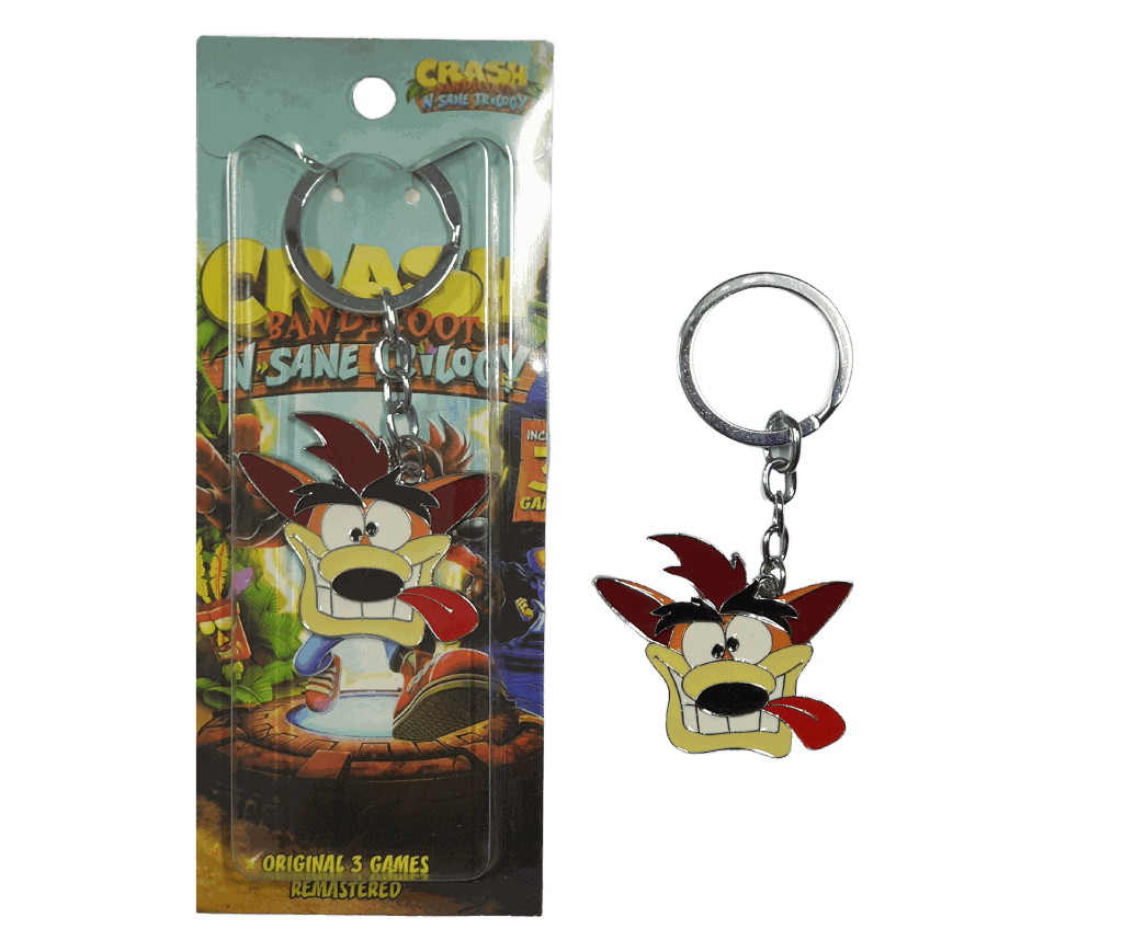 Crash Bandicoot Keychain