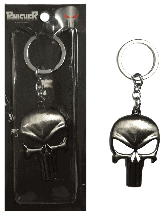 Marvel Punisher Skull Keychain