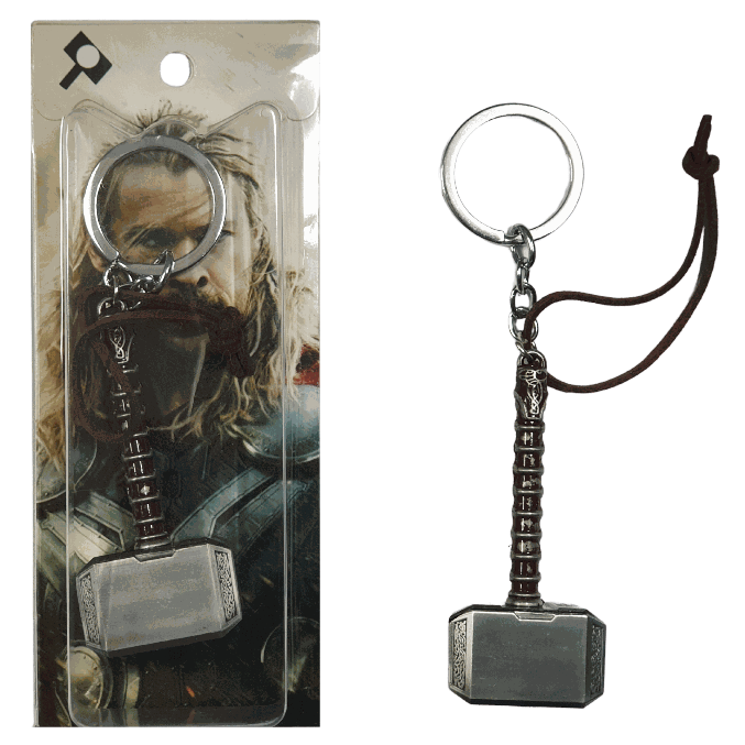 Marvel Thor Hammer Metal Keychain