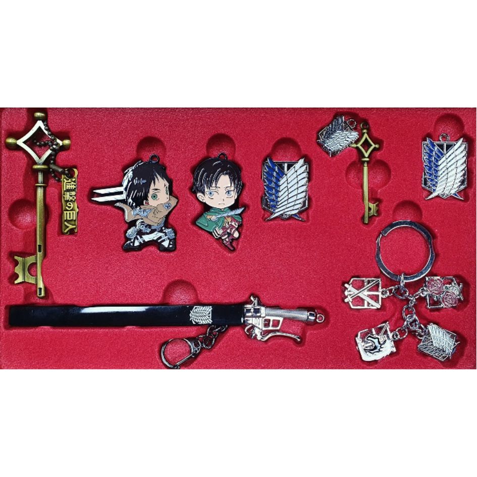 Keychain Box Set Attack On Titan