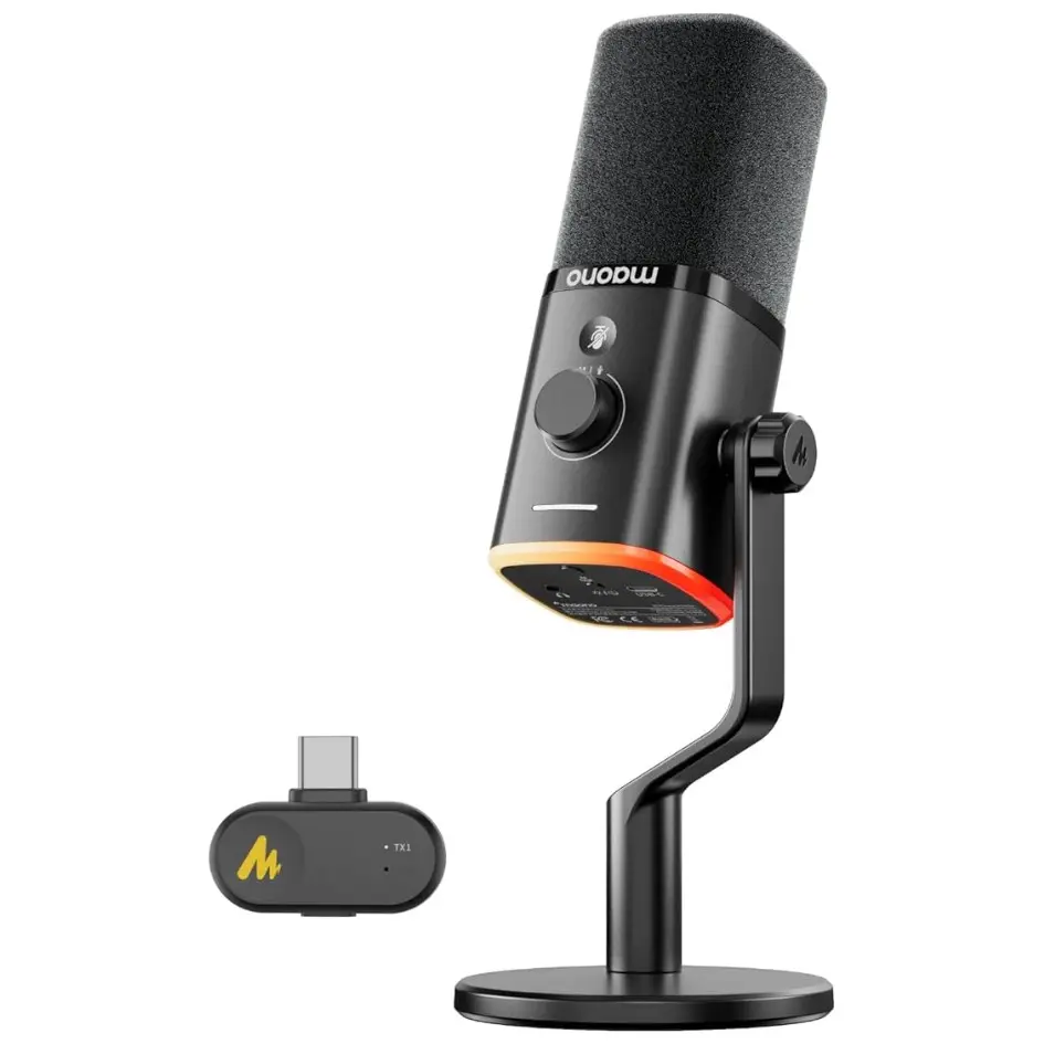 Maono Wireless Dynamic Microphone PD100W