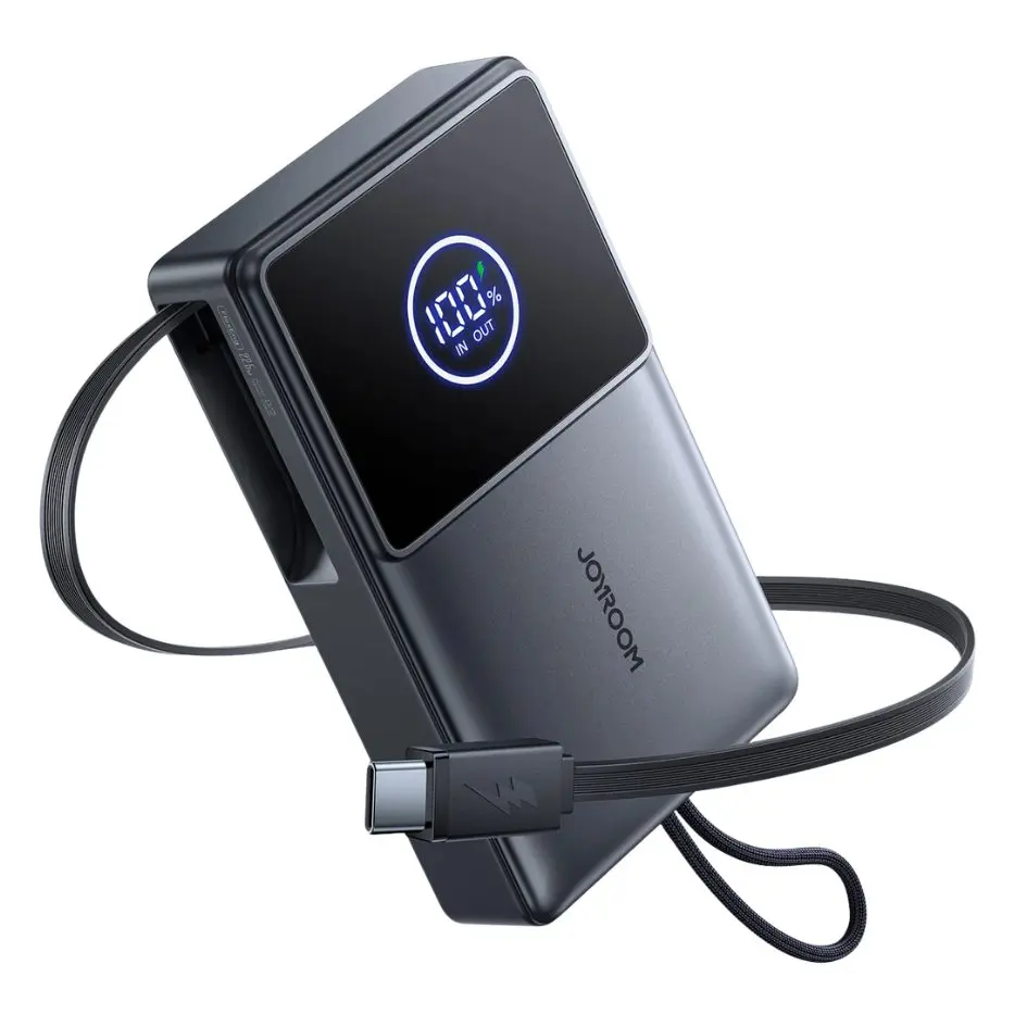 JOYROOM 10000mAh 22.5W Retractable Mini Power Bank JR-PR1