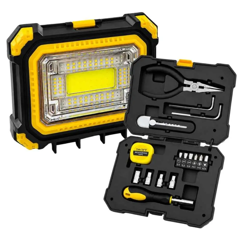 Solar Camping Light with Mini Toolbox 7769-B