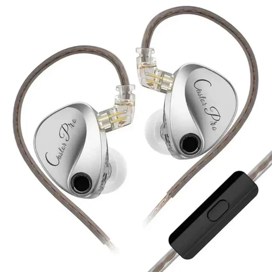 KZ 3.5mm Earphones With Mic KZ-Castor Pro