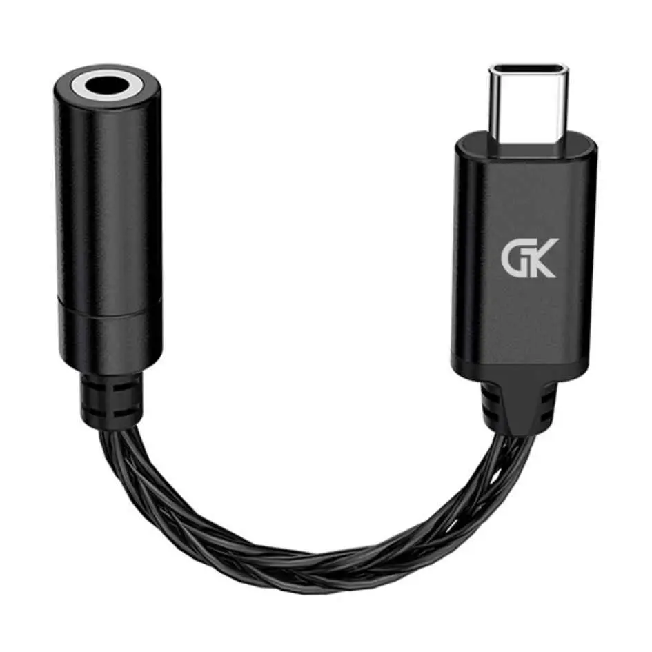 GK Earphone Adapter Type-C To 3.5mm DAC/AMP Audio Adapter Cable GK-X1