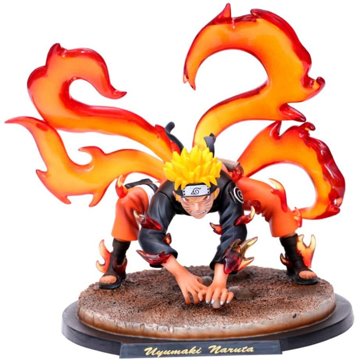 Naruto Shippuden：Uzumaki Naruto Four Tails Chakra Cloak Statue