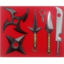 NARUTO KEYCHAIN WEAPON BOXSET