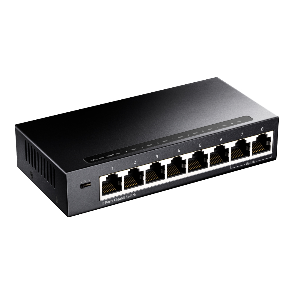 Cudy GS108 8-Port Gigabit 10/100/1000Mbps Desktop Switch