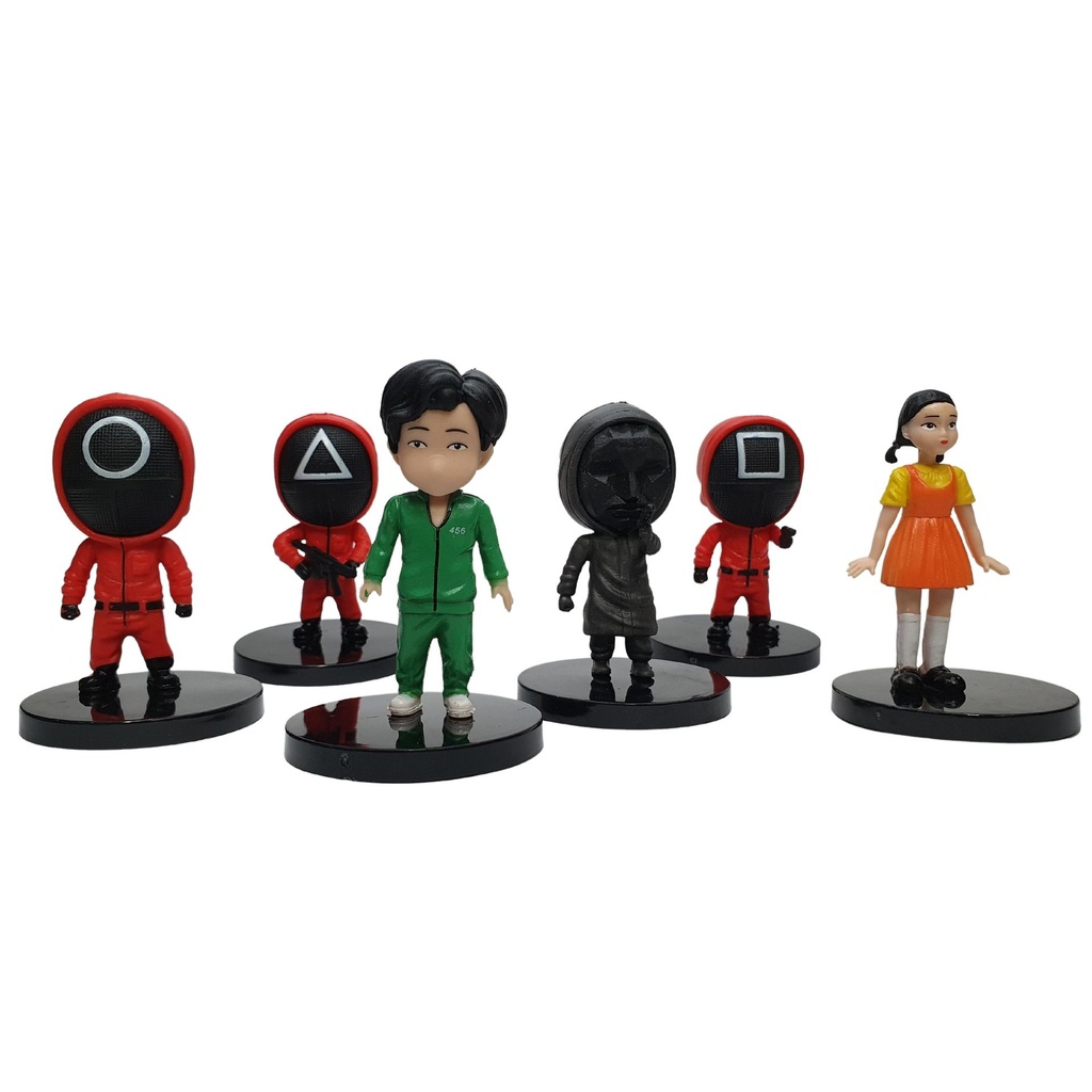 Squid Game Mini Figure Set of 6