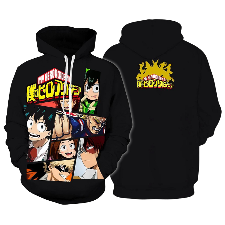 My Hero Academia Black Hoodie