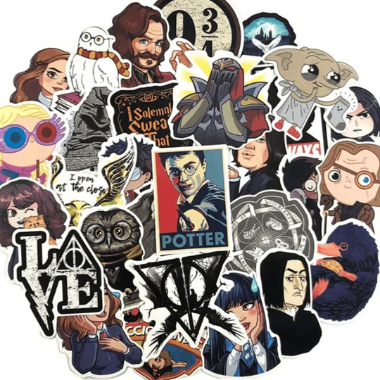 Harry Potter Stickers Set of 50pcs V1