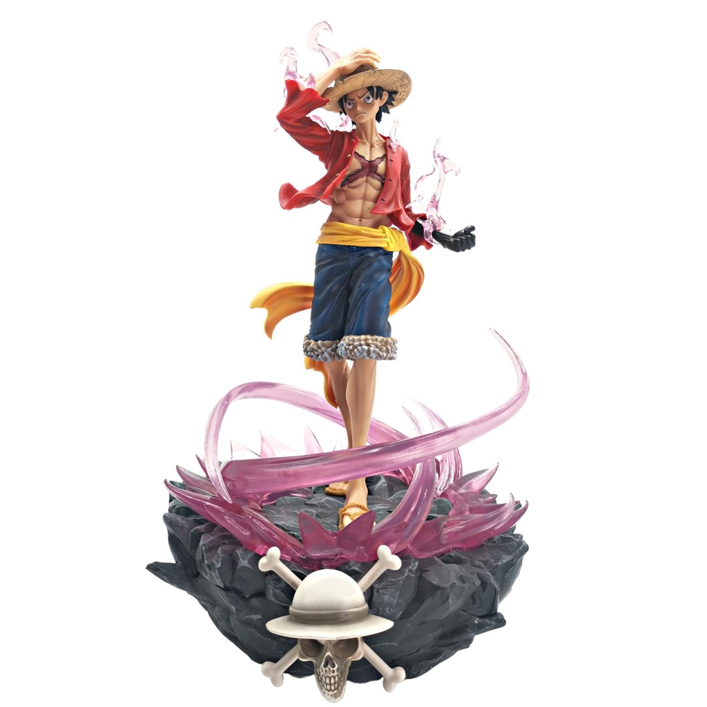 One Piece Gk Three Battles Force Monkey D. Luffy Figure 38cm